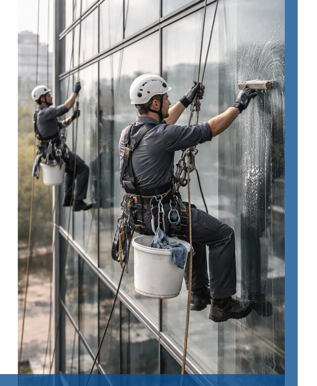 Мойка сплошного остекления в Новоалтайске, заказать от 307 р.| ВЫСОТНИК-Нвл