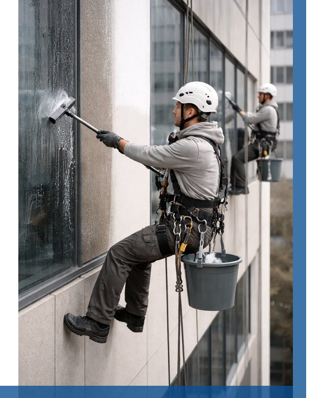 Мойка фасадов зданий в Новоалтайске под ключ от 358 р. | ВЫСОТНИК-Нвл