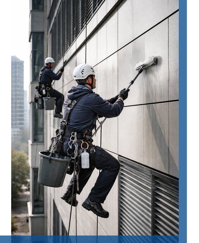 Мойка вентилируемого фасада в Новоалтайске от 256 р. | ВЫСОТНИК-Нвл