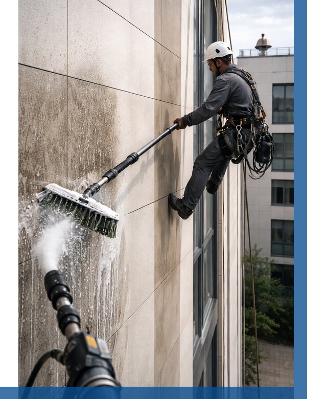 Мойка фасада из керамогранита в Новоалтайске от 307 р. | ВЫСОТНИК-Нвл