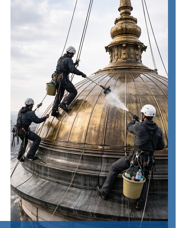 Мойка куполов и шпилей в Новоалтайске от 8179 р. - заказать | ВЫСОТНИК-Нвл