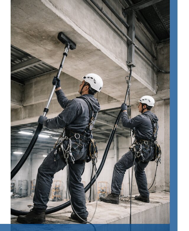 Обеспыливание потолочных конструкций в Новоалтайске от 256 р. |ВЫСОТНИК-Нвл