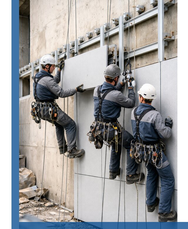 Монтаж вентилируемого фасада в Новоалтайске под ключ с гарантией качества