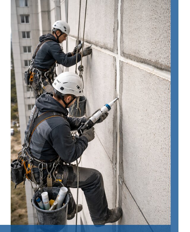 Герметизация межпанельных швов в Новоалтайске от 716 р. | ВЫСОТНИК-Нвл
