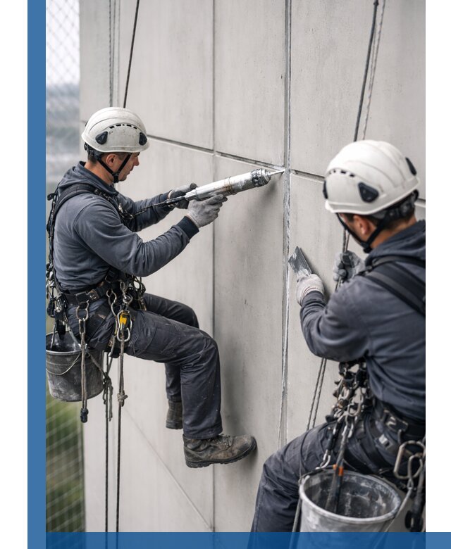 Первичная герметизация швов фасадов и кровель в Новоалтайске