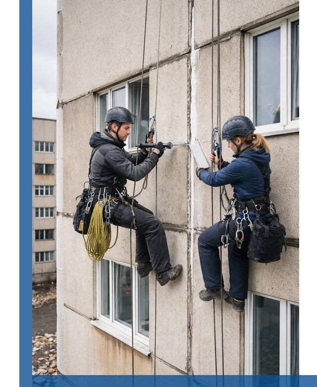 Герметизация межпанельных швов тёплым швом в Новоалтайске