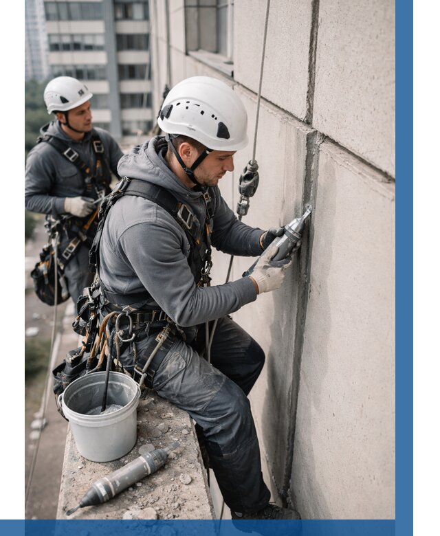 Ремонт деформационных швов здания в Новоалтайске от 1022 р. | ВЫСОТНИК-Нвл