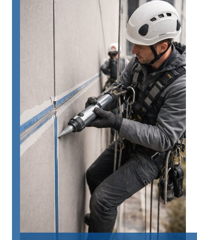 Герметизация стыков фасадных панелей в Новоалтайске качественно и быстро