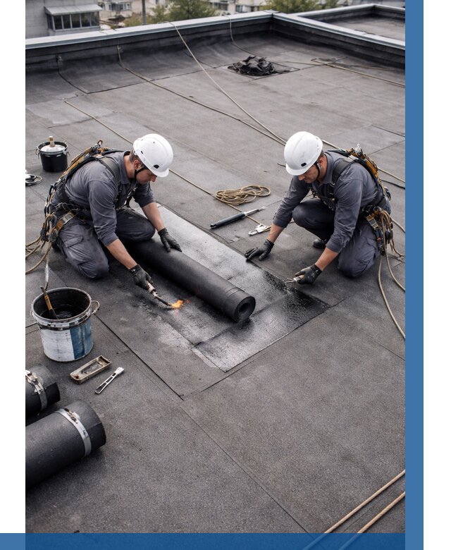 Ремонт мягкой кровли под ключ в Новоалтайске от 716 р. | ВЫСОТНИК-Нвл