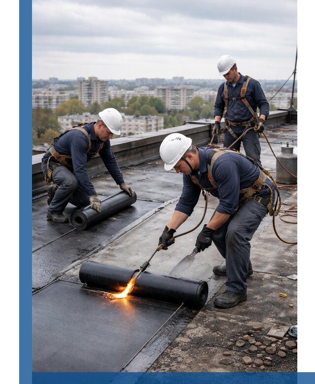 Ремонт наплавляемой кровли в Новоалтайске качественно и надежно