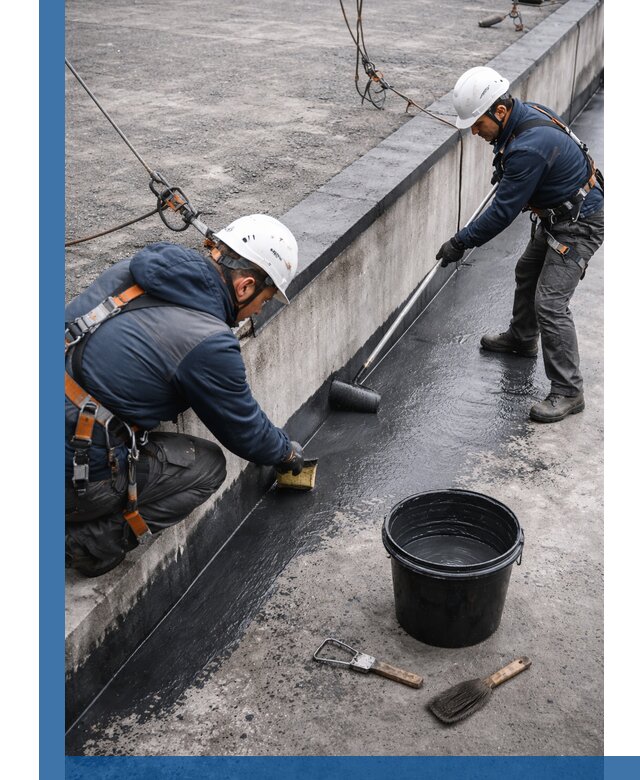 Гидроизоляция кровли жидкой резиной профессионально в Новоалтайске