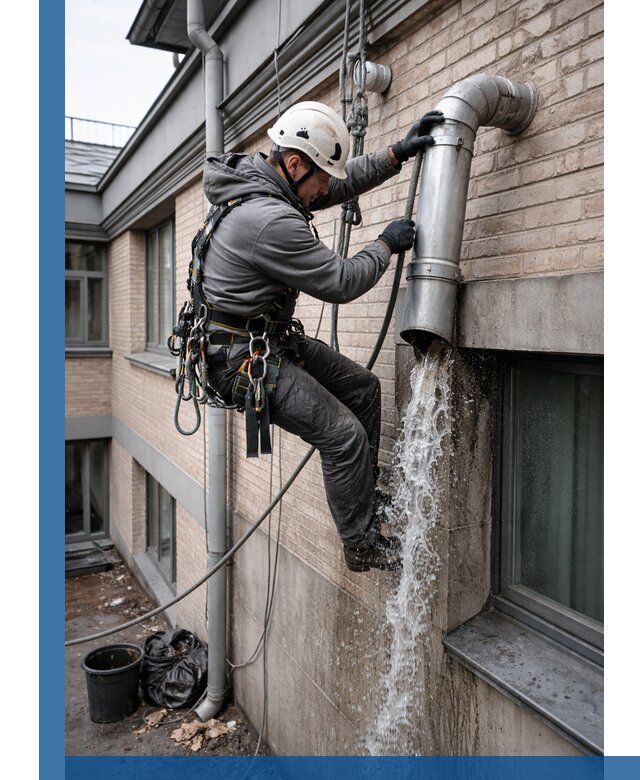 Профессиональная прочистка водосточных труб в Новоалтайске с гарантией