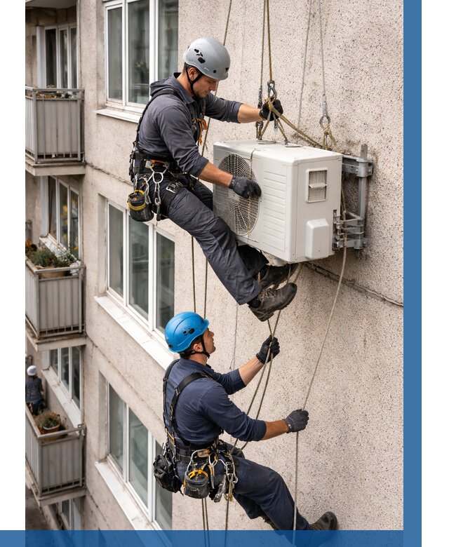 Перенос внешнего блока кондиционера в Новоалтайске от 9202 р.| ВЫСОТНИК-Нвл