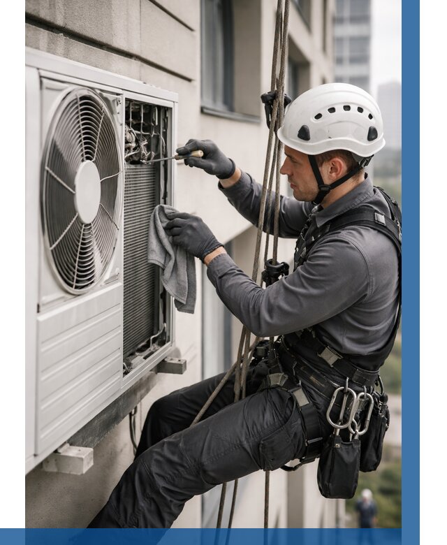 Обслуживание внешнего блока кондиционера в Новоалтайске от 2760 р.ВЫСОТНИК-Нвл