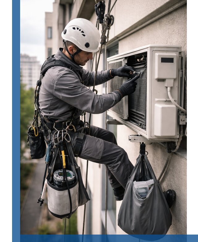 Обслуживание внешнего блока кондиционера в Новоалтайске профессионально