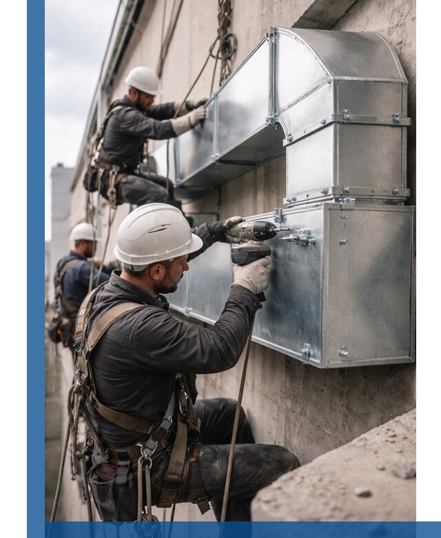 Профессиональный монтаж вентиляционных коробов в Новоалтайске под ключ