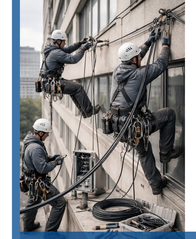 Прокладка оптоволоконного кабеля в Новоалтайске под ключ с тестированием