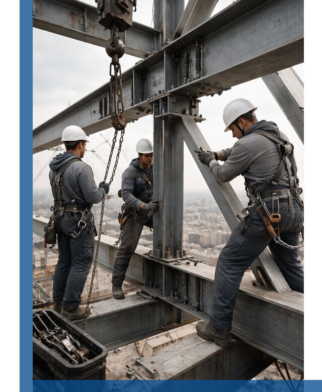 Профессиональный монтаж металлоконструкций на высоте в Новоалтайске