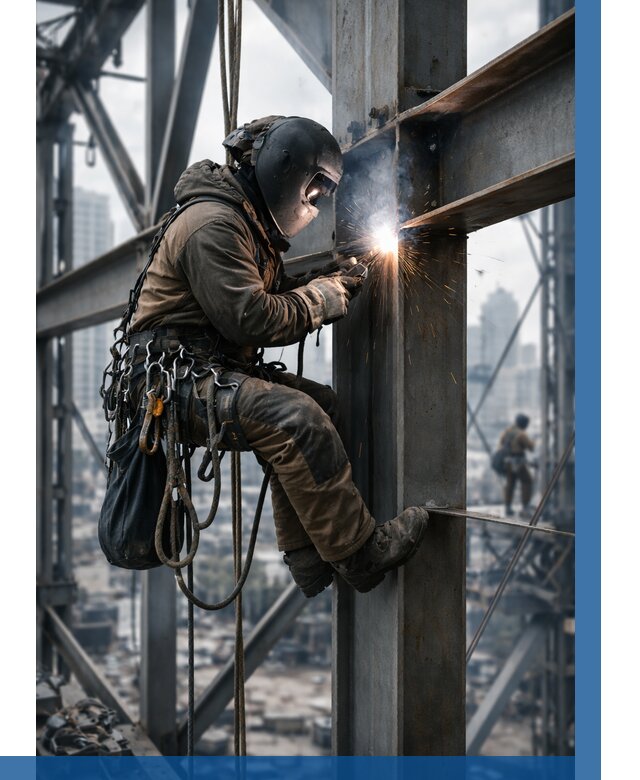 Высотные сварочные работы в Новоалтайске от 3578 р. | ВЫСОТНИК-Нвл