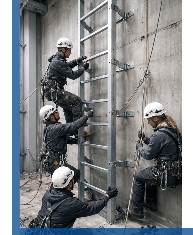 Монтаж металлических лестниц в Новоалтайске под ключ со гарантией