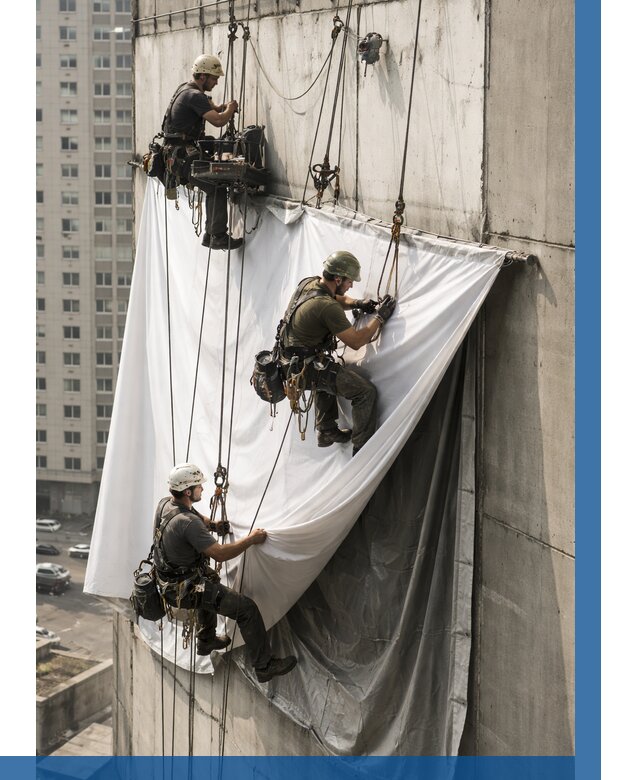 Замена баннерного полотна в Новоалтайске от 6646 р. | ВЫСОТНИК-Нвл—заказать