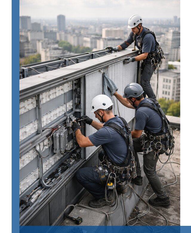 Профессиональное обслуживание крышной рекламы в Новоалтайске под ключ