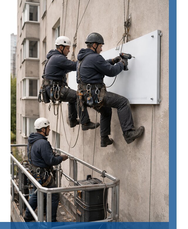 Монтаж табличек и указателей в Новоалтайске от 3578 р. | ВЫСОТНИК-Нвл