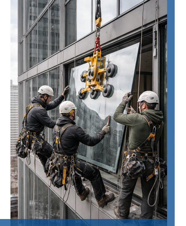 Фасадное остекление зданий под ключ в Новоалтайске от 10224 р. | ВЫСОТНИК-Нвл