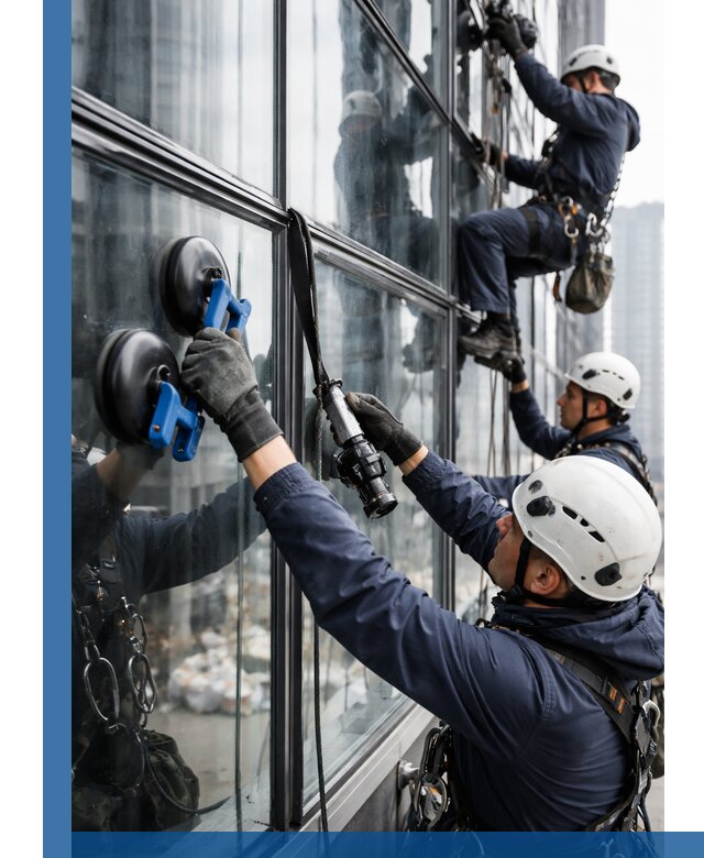 Радиусное остекление фасадов под ключ в Новоалтайске с гарантиями