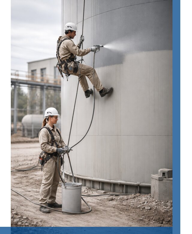 Покраска резервуаров в Новоалтайске от 1227 р. | ВЫСОТНИК-Нвл — заказать