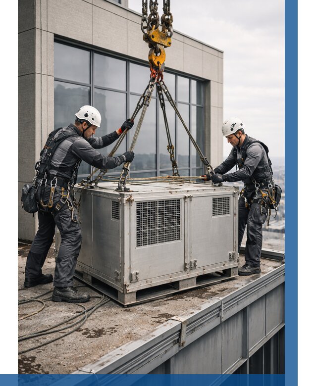 Такелажные работы на высоте в Новоалтайске от 8179 р. | ВЫСОТНИК-Нвл