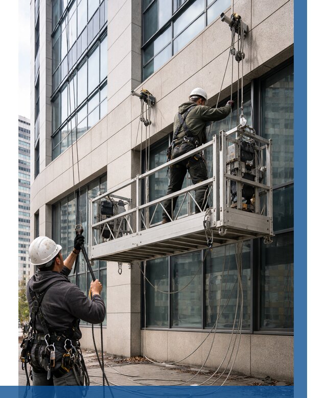 Монтаж и подъем фасадной люльки в Новоалтайске от 12269 р. | ВЫСОТНИК-Нвл
