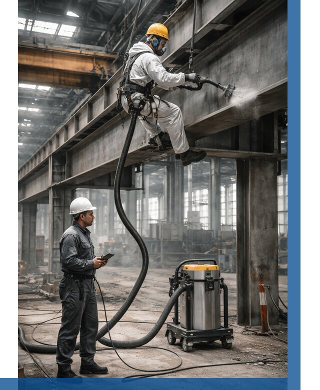 Обеспыливание конструкций в цехе в Новоалтайске от 4294 р. | ВЫСОТНИК-Нвл