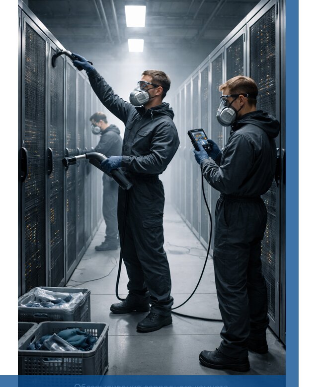 Обеспыливание серверной комнаты в Новоалтайске от 4601 р. | ВЫСОТНИК-Нвл