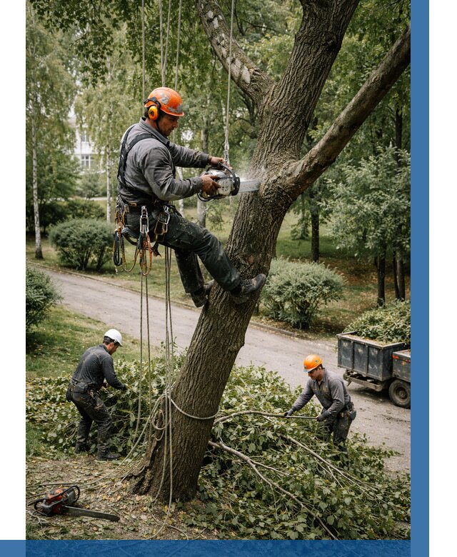 Кронирование деревьев в Новоалтайске от 6646 р. | ВЫСОТНИК-Нвл