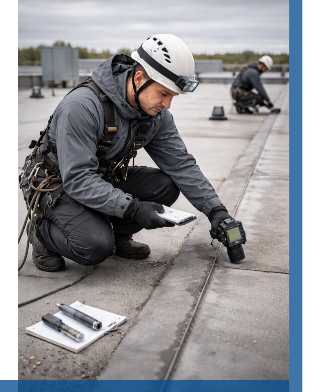 Обследование кровли на протечки в Новоалтайске от 4601 р. | ВЫСОТНИК-Нвл