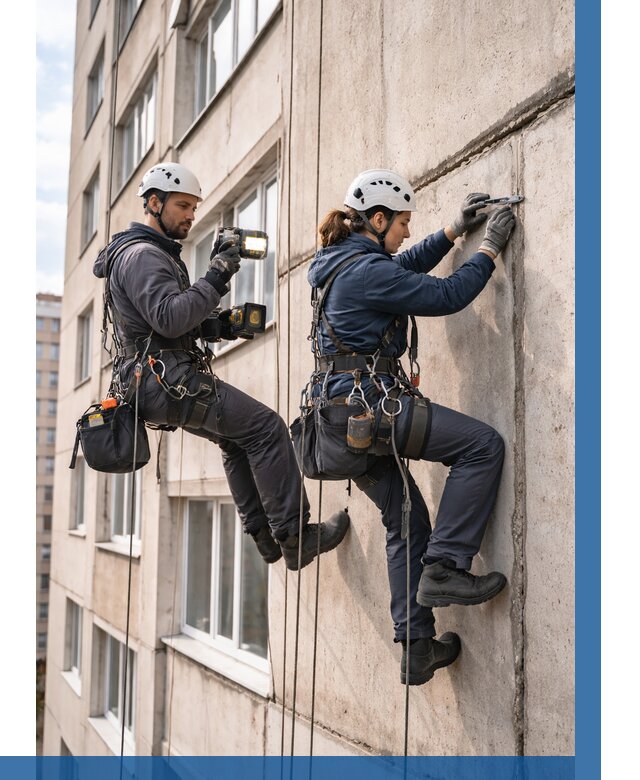 Обследование межпанельных швов в Новоалтайске от 1840 р. | ВЫСОТНИК-Нвл