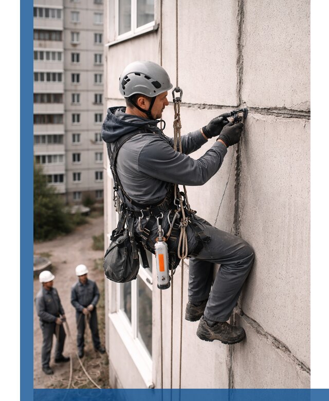 Обследование межпанельных швов и герметизация в Новоалтайске