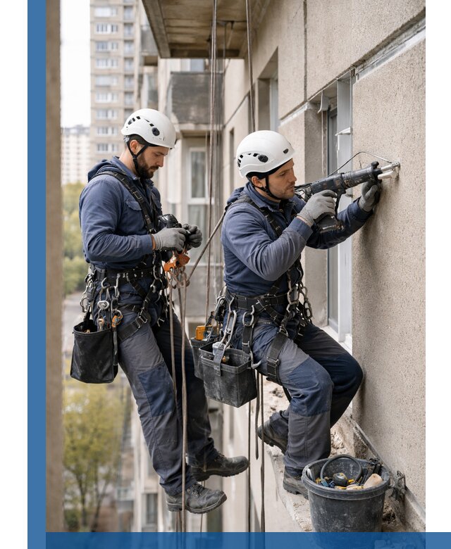 Промышленные альпинисты высотные работы и монтаж в Новоалтайске